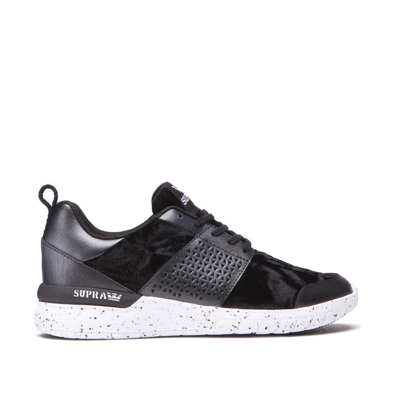 Buty Supra SCISSOR - Sneakersy Damskie - Czarne (YVXO-30167)